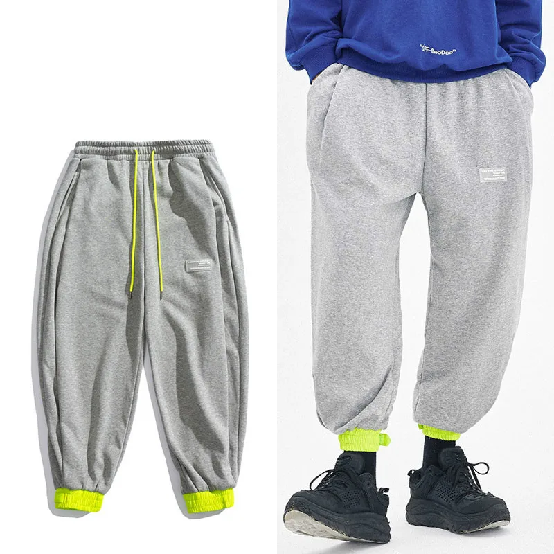 

Streetwear Sweatpants men Hip hop Casual Fitness Workout Men's Pant Joggers Harajuku Loose Solid color Harem pants Male Trousers