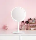 Портативное светодиодное зеркало для макияжа Xiaomi Mijia, регулируемая яркость, запатентованная, охватывающая Светодиодная лампа Breads Ra 92 *, беспроводное, HD, для макияжа