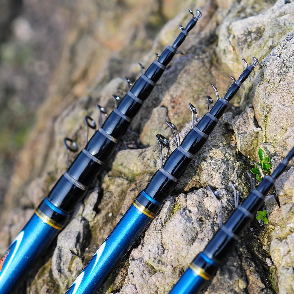 MIFINE COMPETITIVE Telescopic Bolo Fishing Rod 4/4.5/5/6M HIGH CARBON Trout Travel Ultra Light Spinning Float Bolognese 10-30G enlarge
