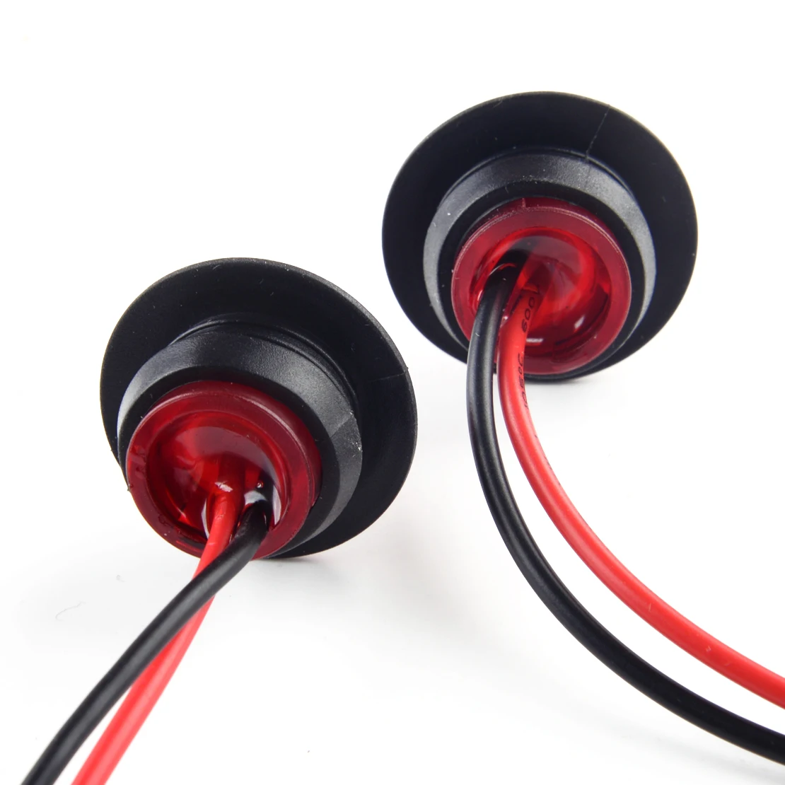 Универсальный 10 шт./компл. 12V 3/4 &quot3 светодиодный красные маленькие круглые