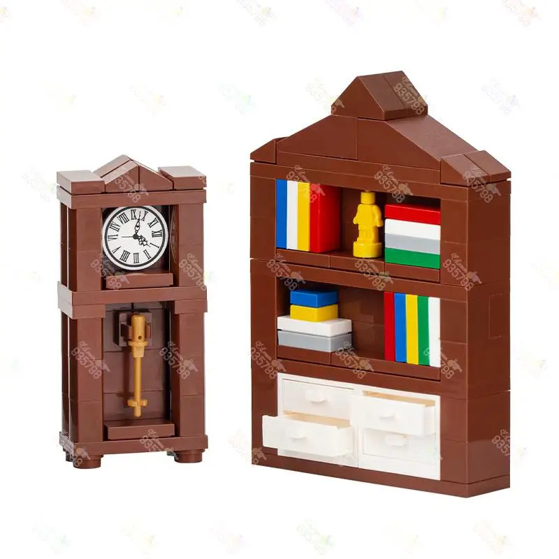 Конструктор City MOC для детской кроватки дивана компьютера книжного шкафа