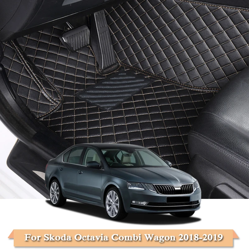 Автомобильный Стайлинг автомобильные коврики для Skoda Octavia Combi Wagon 2018 2019 5 мест LHD