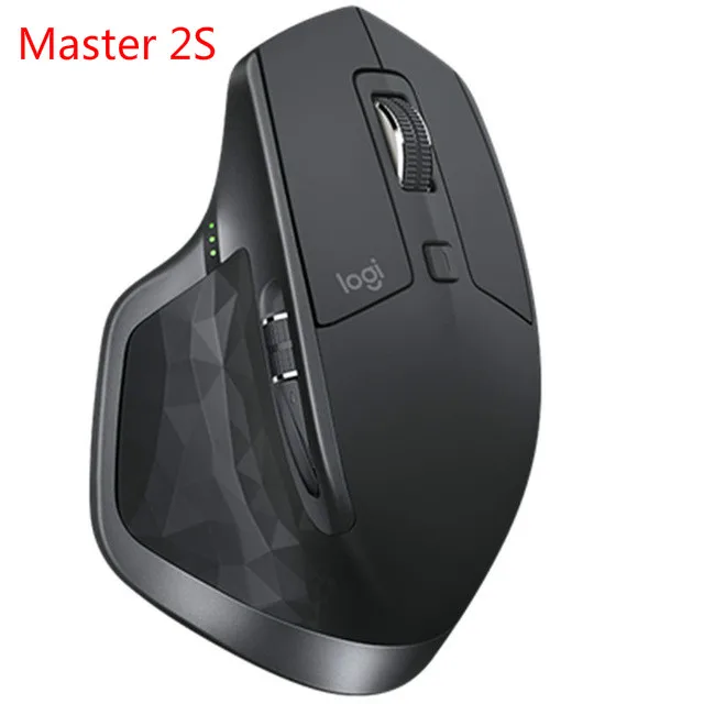 Производитель отремонтированный: Беспроводная мышь logitech MX Master/Master 2S с 2,4 ГГц 4K dpi Bluetooth USB с двойным подключением - Цвет: Черный