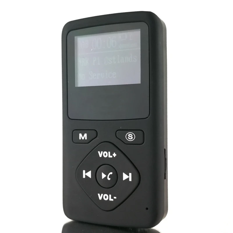 

Personal Pocket FM Mini Portable Radio DAB Digital Radio Bluetooth 4.0 Earphone D08A