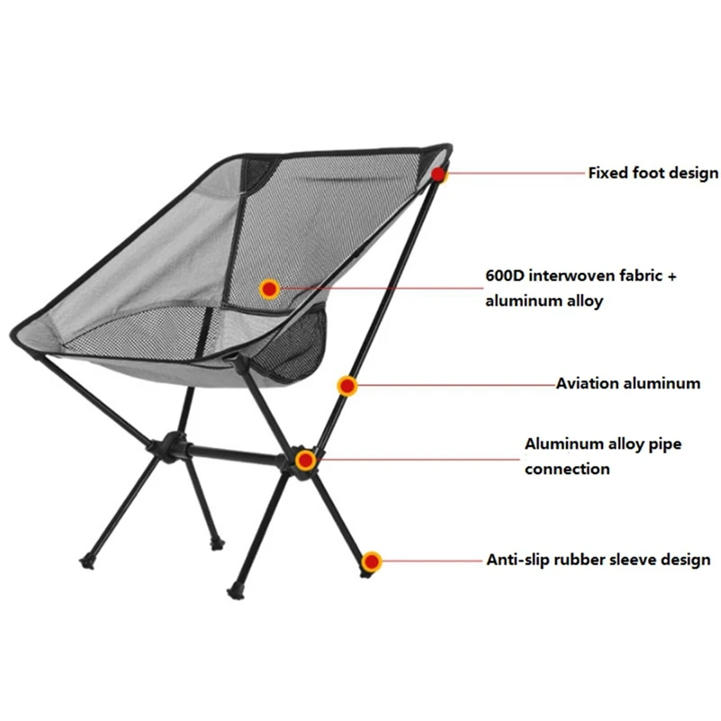 저렴한 캠핑 의자 야외 초경량 소형 휴대용 접이식 배낭 의자 해변 야외 피크닉 여행