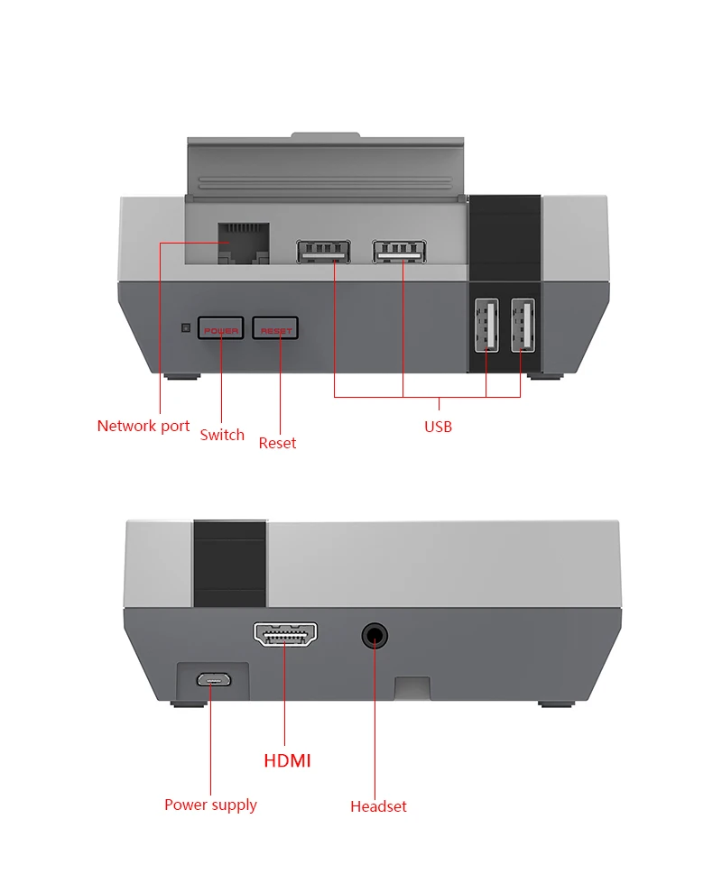 Новая версия RETROFLAG чехол NESPI+ для Raspberry Pi 3B+ 3B 2B с функциональным питанием и сбросом DYI игровая консоль