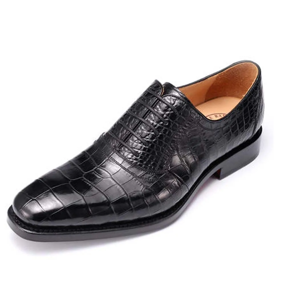 

piliyuan crocodile Leather men formal shoes male Pure manual leisure men's shoes Men dress shoes business men shoes