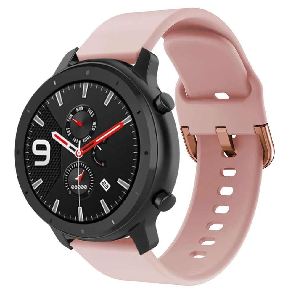 20 мм 22 мм спортивный ремешок для часов Ремешок Для Xiaomi Huami Amazfit GTR 47 мм Stratos 2 2S ремешок для часов Amazfit GTR 42 мм GTS ремни
