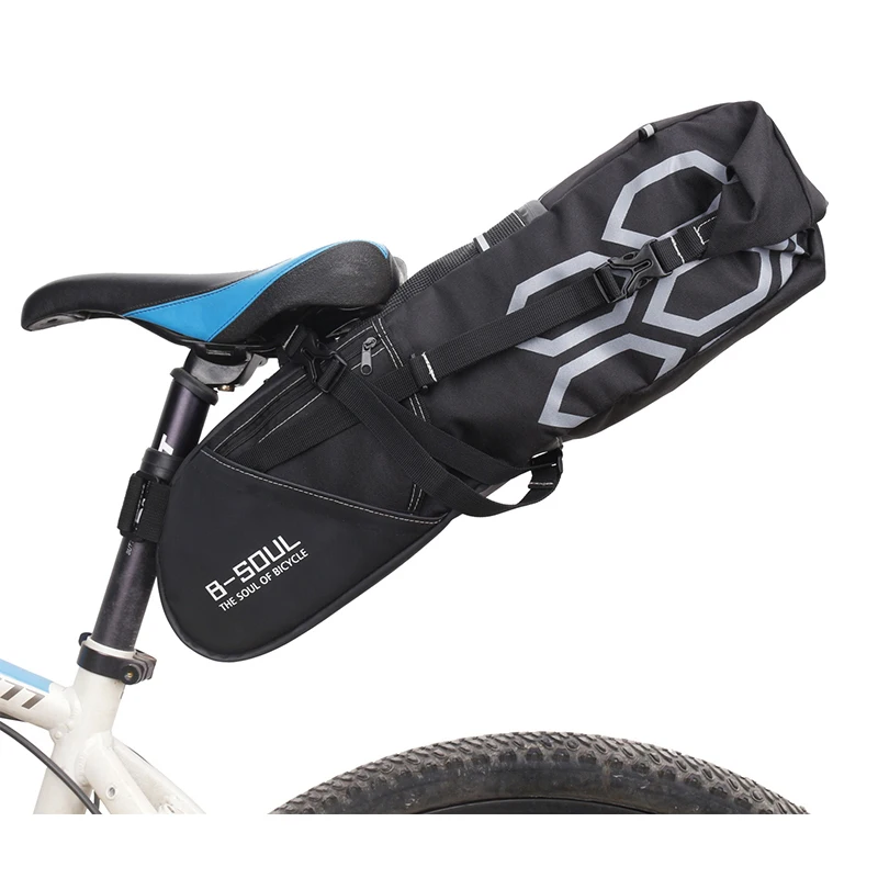 

12L Waterproof Bicycle Saddle Bag Mountain Road Tail MTB Seatpost Bag Cycling Bike Rear Seat Pannier Equipment Accessories Bags