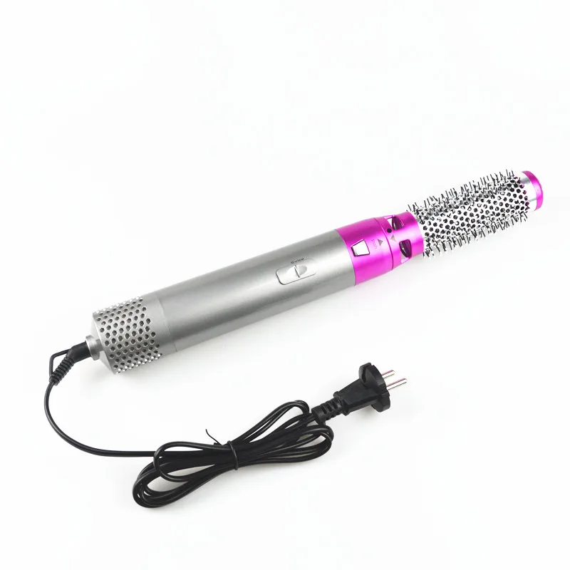 

5 in 1 Multifunctional Hair Dryer & Volumizer Hair Straightener Rotating Hair Brush Styler Comb Styling Curling Iron