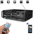 Усилитель мощности звука Hi-Fi 2000 Вт, 5,0 каналов, bluetooth, 326BT, 12 В220 В, AV-усилитель, динамик с пультом дистанционного управления, 4 микро, для автомобиля, дома