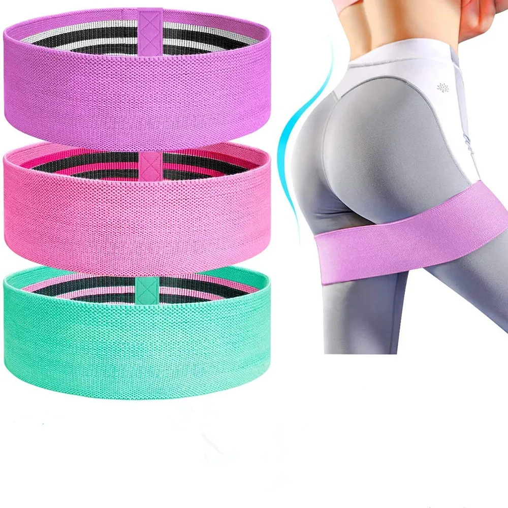 

Non Slip Fabric Resistance Bands Booty Bands Fitness Excersice Bands