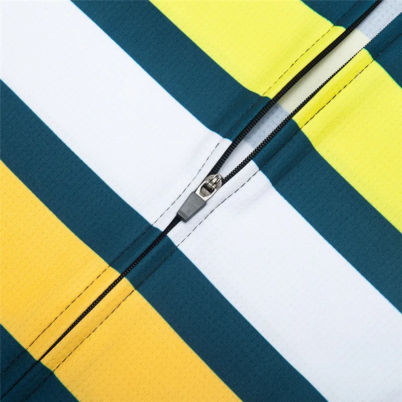 Новинка 2020 цветная полосатая Мужская велосипедная майка гоночная рубашка топ с