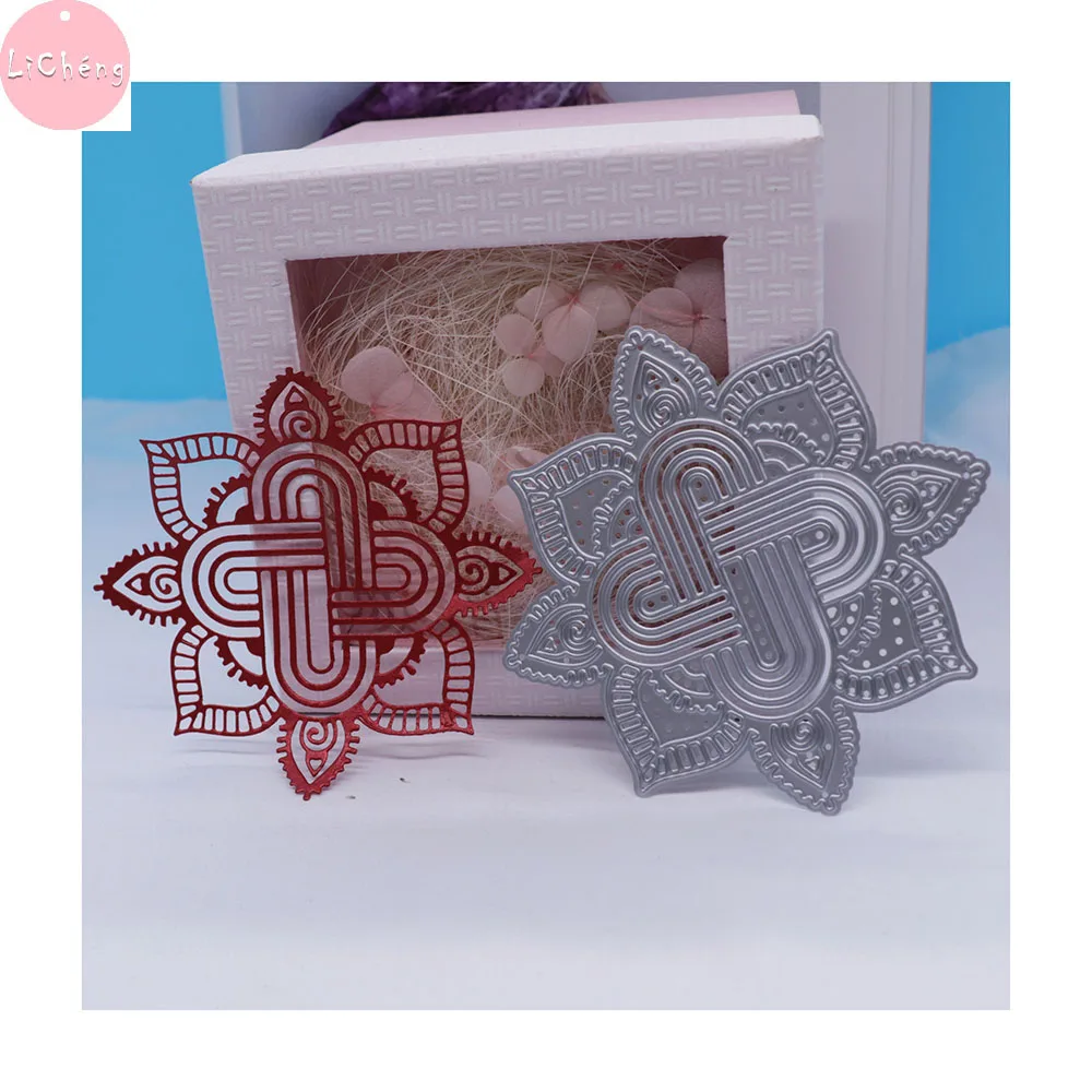 Штампы и штампы с мандалой декор для фотоальбома трафарет тиснение папка форма