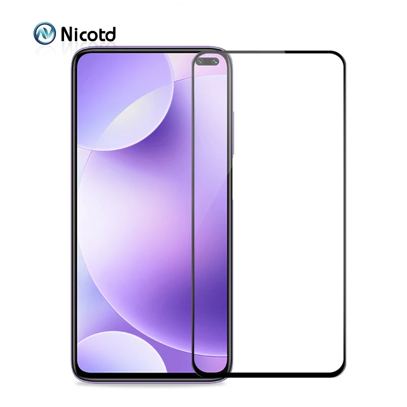 Стекло с полным покрытием для Xiaomi Redmi K30 k20 cc9 mi 9t защита экрана Note 8 Pro 8T 8A закаленное
