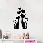 Классические виниловые обои в рулоне с изображением любовной кошки, мебель, декоративные виниловые наклейки для гостиной, детской комнаты