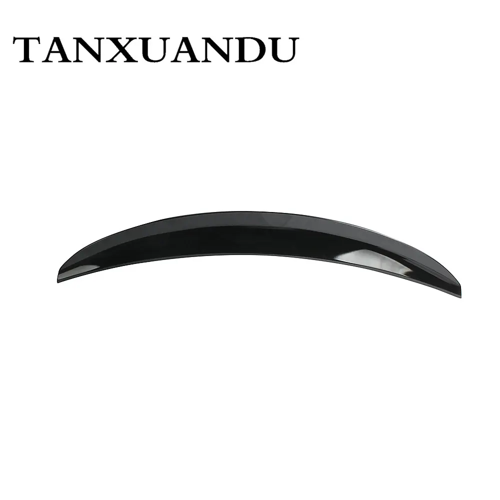 032610 Окрашенный черный блеск ABS задний багажник спойлер крыло завод стиль
