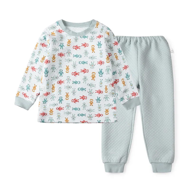 Комплект детского нижнего белья IYEAL Осенняя детская одежда для маленьких девочек