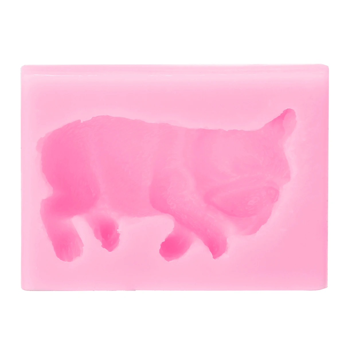 Силиконовая 3D форма в форме милой собаки для помадки мусса торта маленького