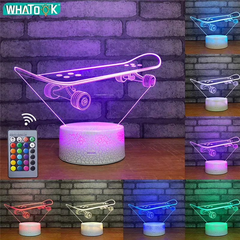 Игра 3D светодиодный ночной Светильник Новинка Настольная лампа кроссовки Футбол