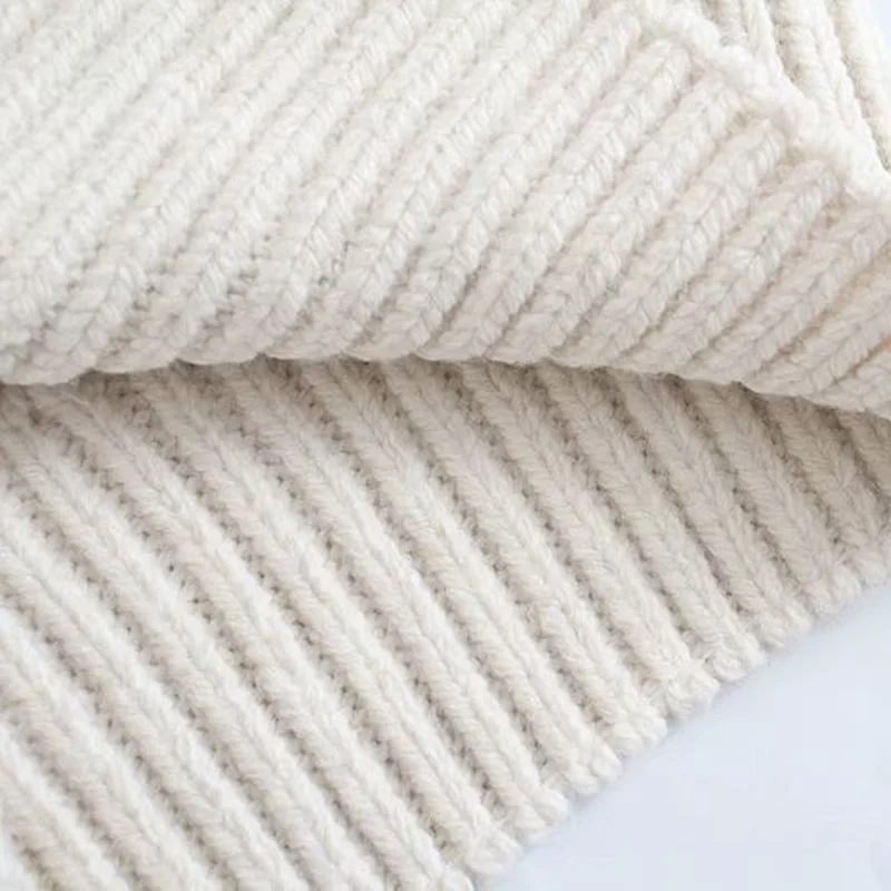

Ruffled Collar Long Sleeve Women Pullovers Fungus Jacquard Design Cross Belt Bow Sweaters 2021 Spring Sweet Elegant Pull Femme