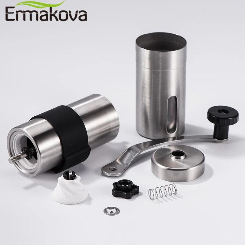 ERMAKOVA 30 г 40 г мини ручная кофемолка нержавеющая сталь кофе в зернах рукоятка портативная кофемолка кухонный инструмент