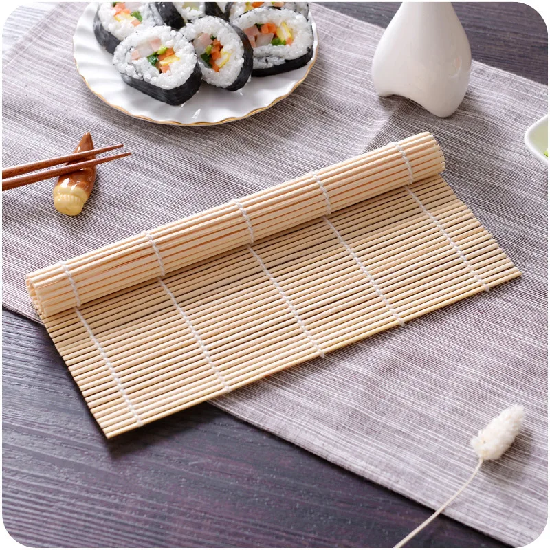 

DIY Bamboo Sushi Maker Rolling Mat Sushi Tools Rice Rollers Kitchen Gadget Japanese Food Rice Roll Mold Cooking Accessories