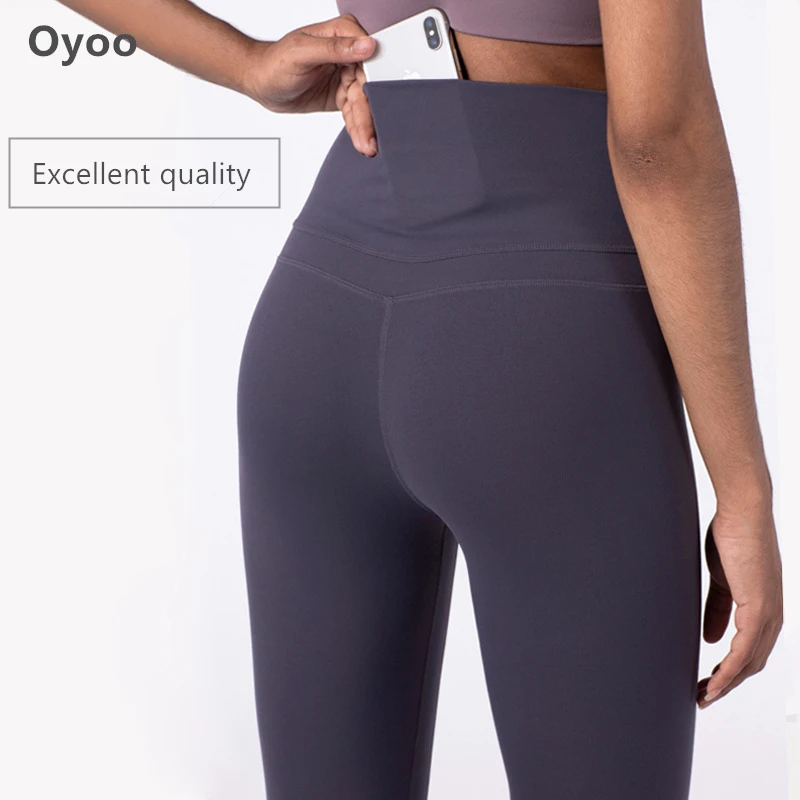 Oyoo супер мягкие приятные на ощупь штаны для йоги с карманом леггинсы высокой