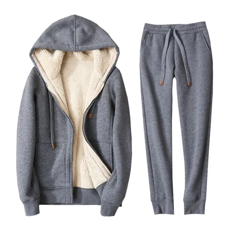 

Autumn Winter Sweatshirt Women Plus Velvet Oversized Hoodies Jacket Long Sleeve Sweatshirt Sportswear Warm Women's Hoodies Z64