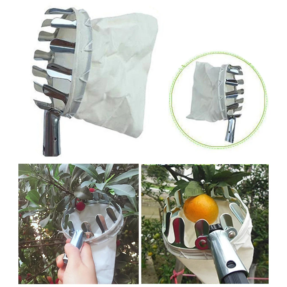 Портативная корзина для сбора фруктов и персиков садовый Ловец цитрусовых груш |