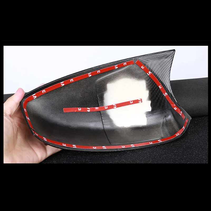 

Rearview Mirror Cover Bumper Strip Exterior Decorative Stickers Modification For Mazda 3 Axela 2020 2019 Car Decoration