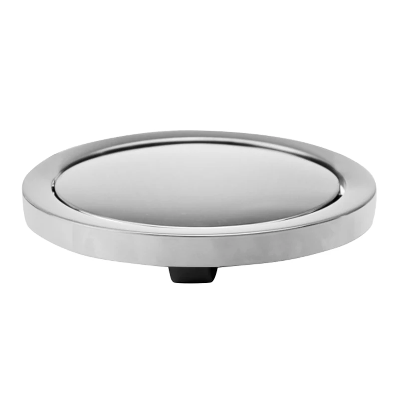 Kitchen Flap Lid Stainless Steel Flush Recessed Built-In Balance Cover Trash Bin Garbage Can Counter Top | Дом и сад