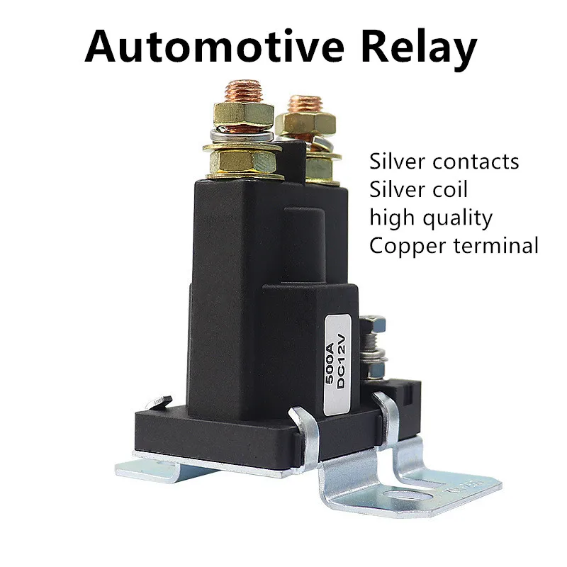 

500A starting relay 12V / 24VDC post automotive relay