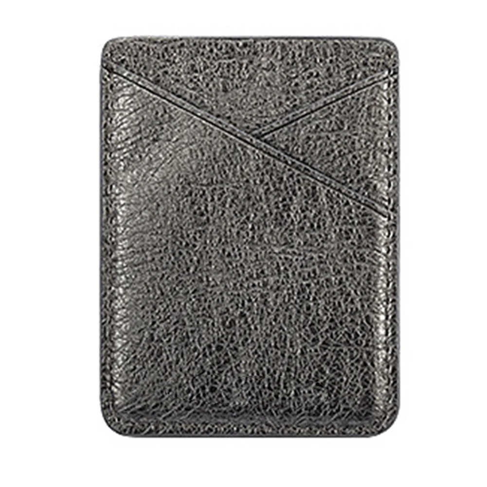 Бумажник двухслойные вставки сзади твердый Карманный кожаный мини чехол палка