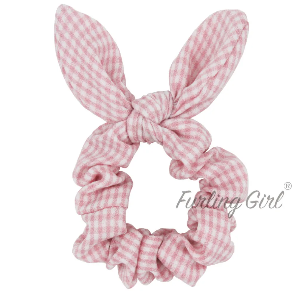 1 шт. резинки для волос в клетку с ушками кролика |