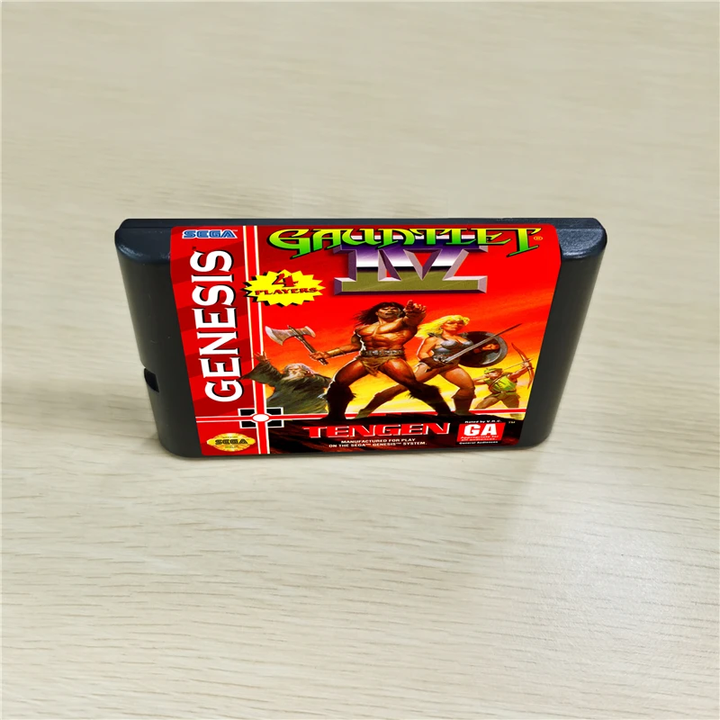 Игровой картридж Gauntlet IV - 16 bit MD для консоли MegaDrive Genesis | Электроника