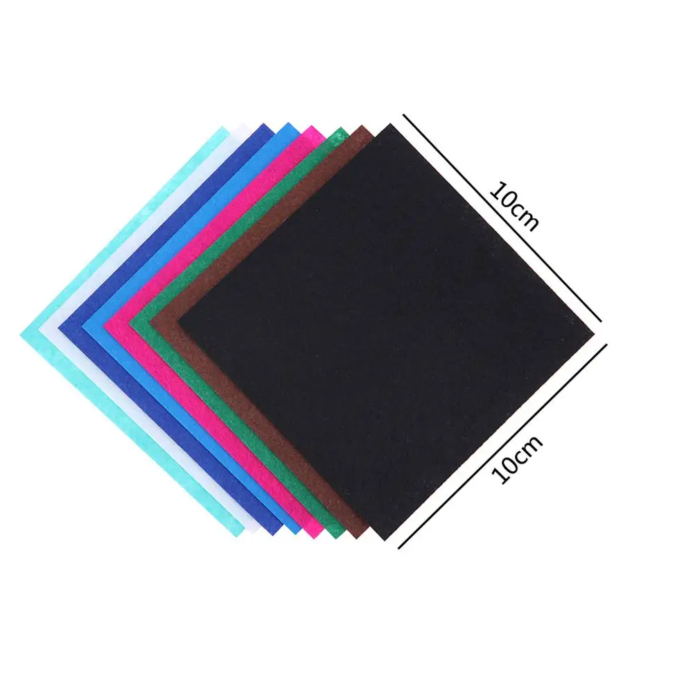 40 шт./компл. DIY Цветная тканевая ткань 1 мм Толщина полиэфирная войлок для