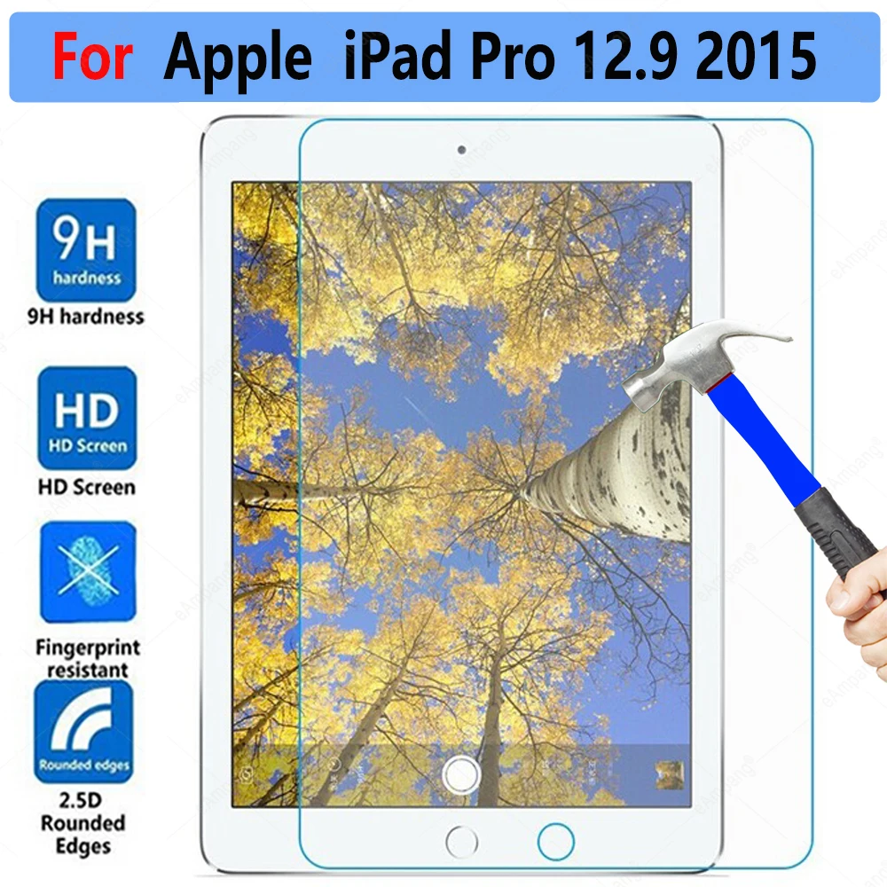 

Закаленное стекло для Apple iPad Pro 12,9 2015 A1584 A1652 защита экрана 0,3 мм 9H HD прозрачная пленка для планшета