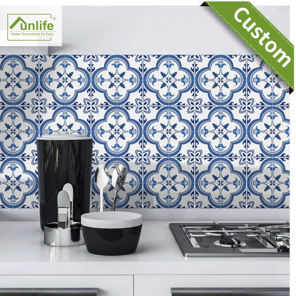 Funlife CUSTOM 10/15/20/25/30 см синий и серый Средиземноморский геометрический ПВХ