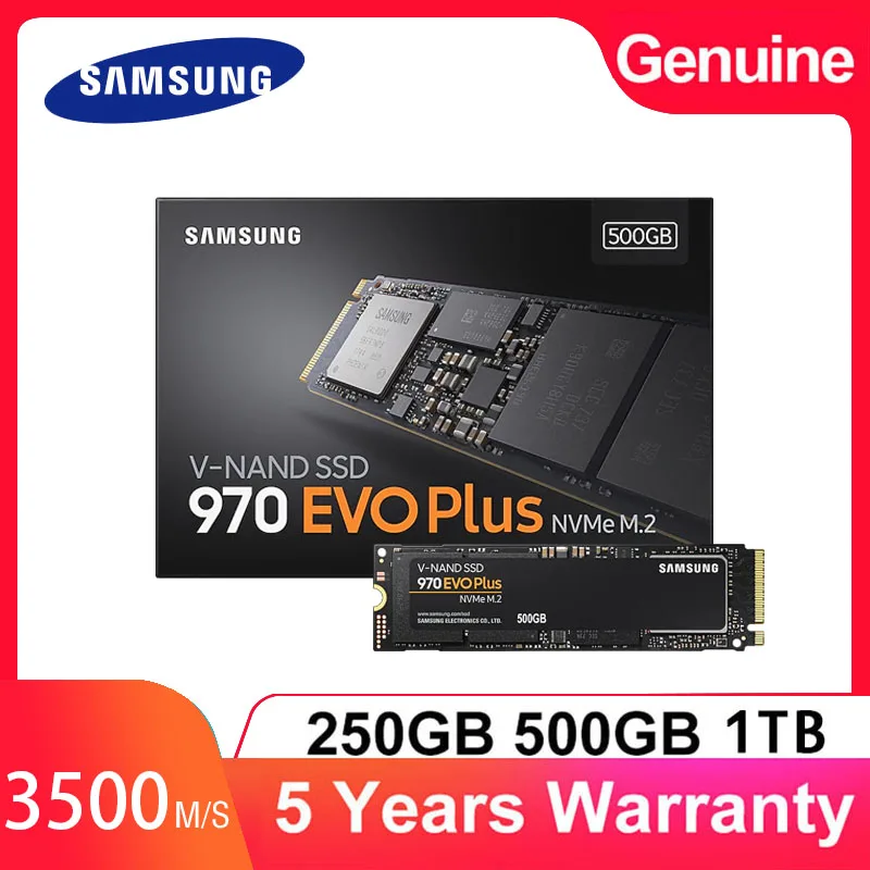 SAMSUNG SSD 970 evo plus M. 2 NVMe 250GB 500GB 1TB nvme pcie Internal Solid State Disk HDD Hard Drive Laptop Desktop TLC PC Disk