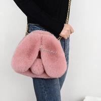 faux fur hand bag fashion brand fashion bags luxury fashion trends ladies bags ladies handbag fur bag high quality