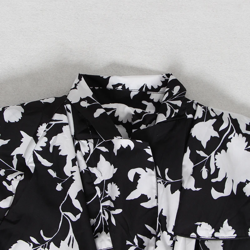 Женское длинное платье TWOTWINSTYLE летнее с v образным вырезом оборками рукавами