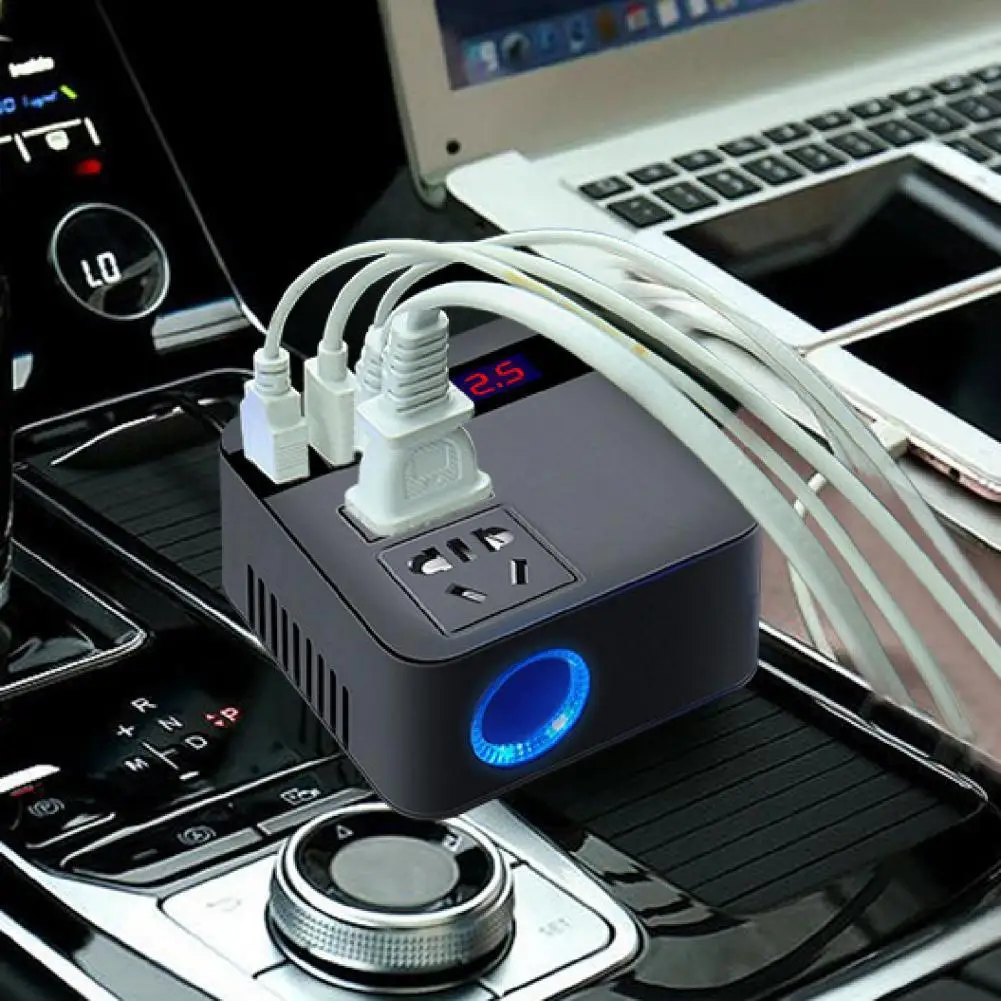 

High Efficiency LED Display Energy Saving 100W 12V 24V to 110V 220V Car Converter Power Converter for Digital Camera