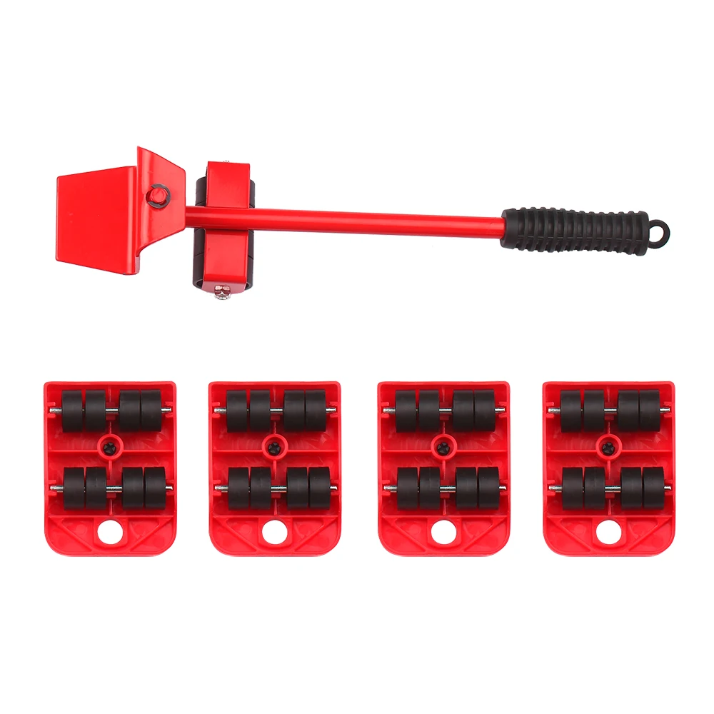 

Подъемник мебели, легкие движущиеся слайдеры, 5 упаковок, набор инструментов для перемещения, тяжелая мебель, оборудование для перемещения ...