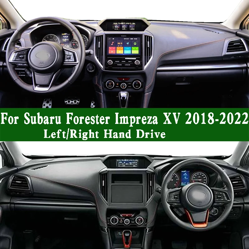 

Fits Subaru Forester Crosstrek Impreza XV GT GT7 GTE SK SKE SK9 SK7 2018-2022 Dashmat Dashboard Cover Pad Dash Mat Carpet Suede