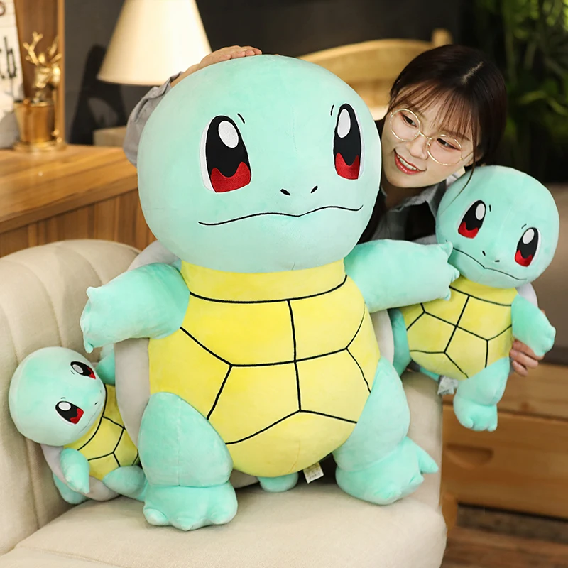 Большой Размеры Сквиртл Pikachued мягкая игрушка Плюшевая Кукла чармандер