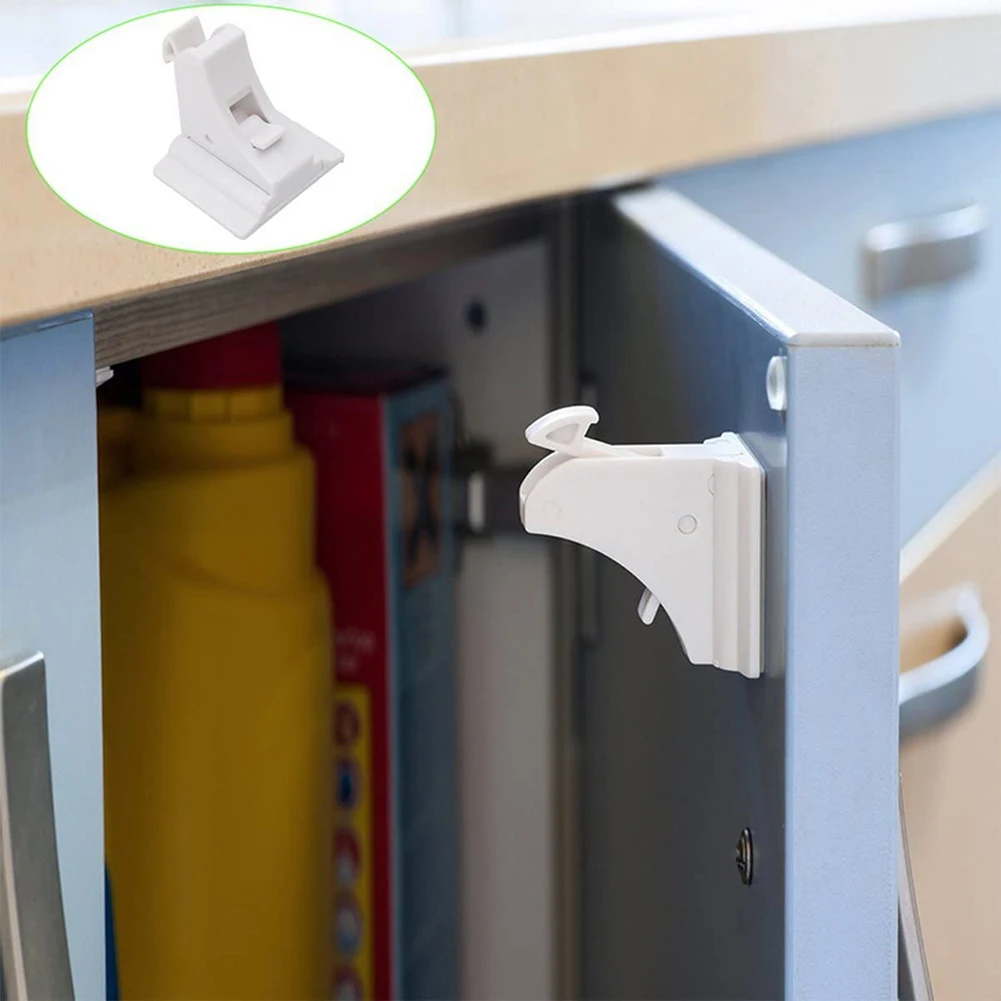Portable Firm Locks Baby Cabinet Safety Set Adhesive Tape Child Proof Kit Infant Caring Supplies | Мать и ребенок