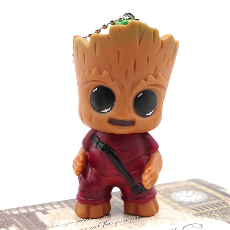 Стражи ребенок Грут брелок 2 стиля кашпо Ключ Подвески Сумка Аниме | Украшения и