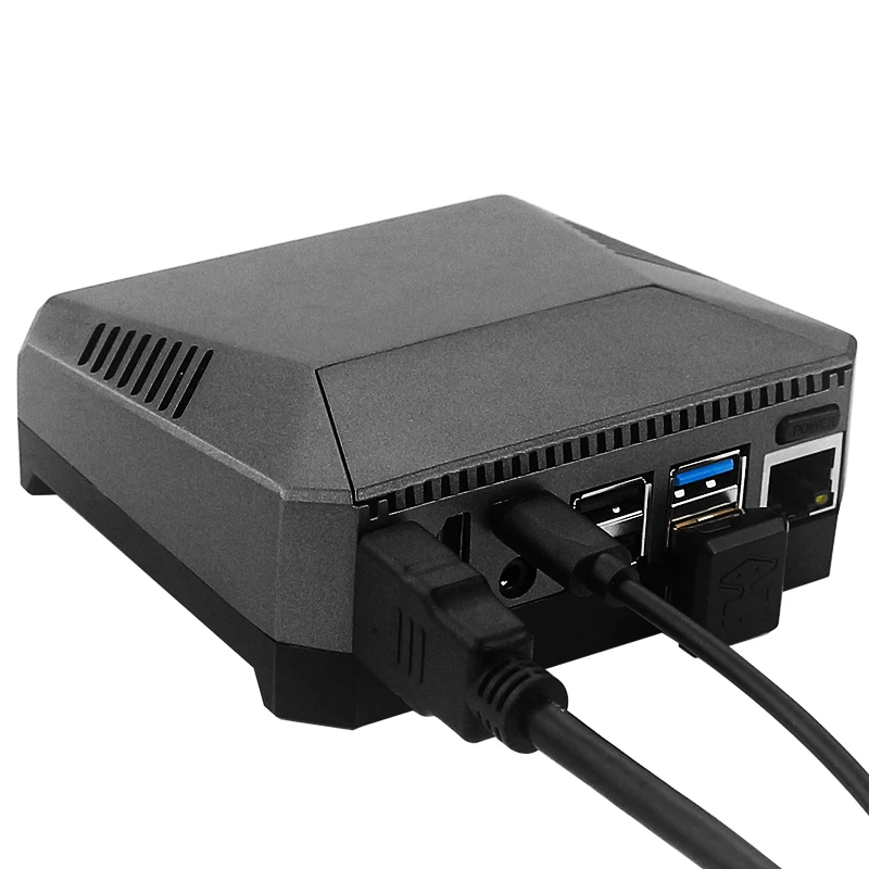 Алюминиевый Чехол Argon One M.2 для Raspberry Pi 4 Model B с SSD расширительным слотом крышка GPIO