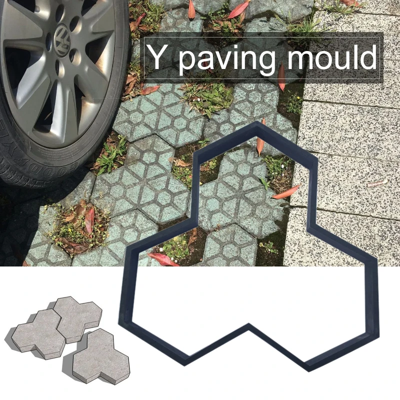 Дорожка прогулки производитель Черный сад формы для цементных кирпичей дорожка